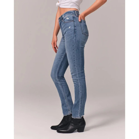 Abercrombie & Fitch High Rise Skinny Denim Jeans - 22093 - Picture 2 of 10